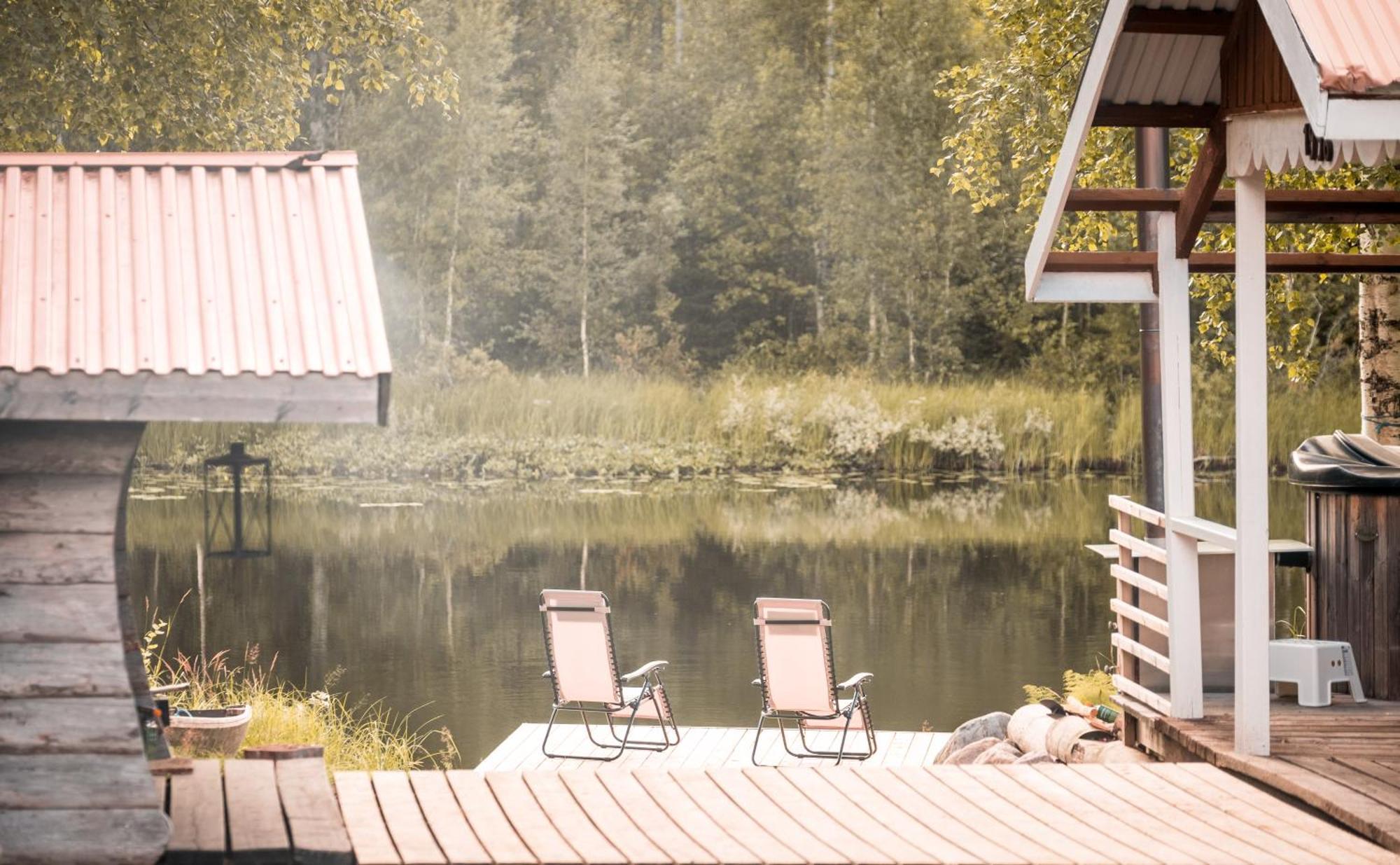 Готель Langforsen Glamping & Lapland Experience Lapptrask Екстер'єр фото